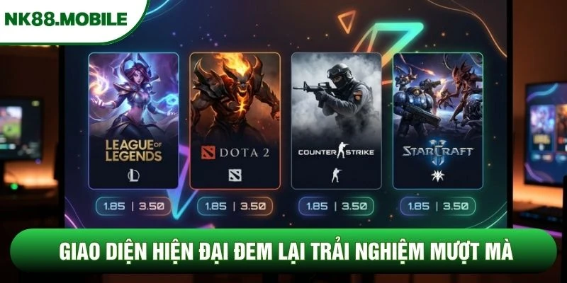 Giao diện hiện đại đem lại trải nghiệm mượt mà