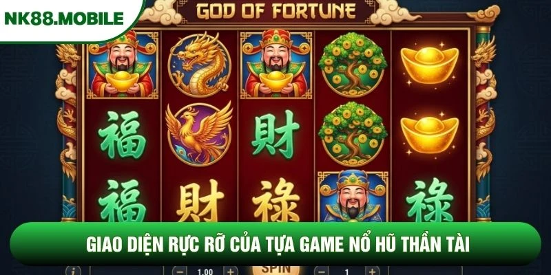 Giao diện rực rỡ của tựa game nổ hũ Thần Tài Giao diện rực rỡ của tựa game nổ hũ Thần Tài